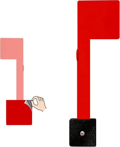No Tools Needed with Optional Screws Mailbox Flag Replacement (Pack