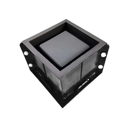 Silicone Molds for Concrete Flower Pot, 4.7 inch Square Planter Mold Concrete Moulds for DIY Handcraft Succulent Bonsai Flowerpots Home Office Tabletop Decorating Container(Color:Square 4.7 inch)