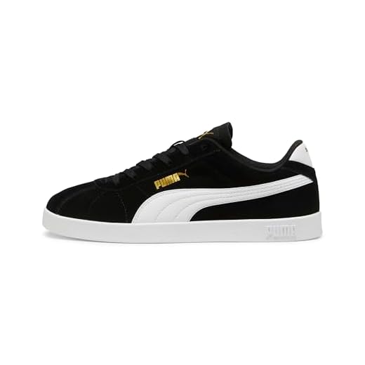 PUMA Club II, Sneaker Unisex Adulto, Black White Gold, 40 EU