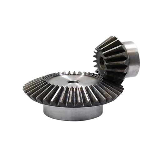 Bevel Gear Pinion Hardware Mechanical 2pcs 1:2 Bevel Gear 2 Modulus 20teeth + 40teeth 90 Degree Drive Commutation Steel Gears Steel Gears