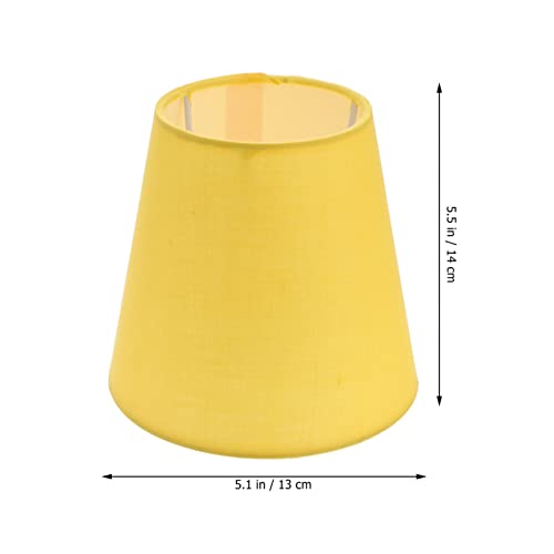 DOITOOL Macaron Fabric Lamp Shade 5.1 Inch Hanging Cover for Household Ceiling Lamp Soft Light Diffuser Eye Protection Indoor Lighting - Image 6