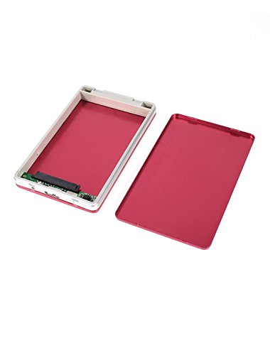 Caja externa para disco HDD 2.5" USB 3.0 Metal Burgundy miniatura 3