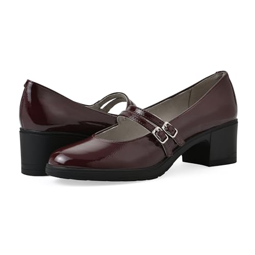 CLIFFS BY WHITE MOUNTAIN Women's Hunta Cushioned Double-Strap Mary Jane Pump2