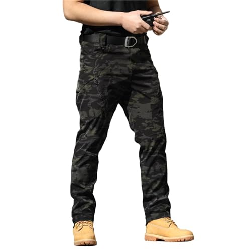 Clovetrend - Tactical Waterproof Pants, Tactical Pant for Men Relaxed Fit Waterproof Ripstop Tactical Pants with Pockets3