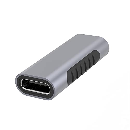 PremiumCord USB-C 3.2 Gen1 Kupplung F/F, USB Typ C Buchse auf USB Typ C Buchse, SuperSpeed 5 Gbit/s, Aluminium, Farbe Space Gray
