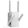 Amplificador de señal WiFi de doble banda 5.8 GHz y 2.4 GHz, amplificador WiFi para el hogar cubre hasta 10200 pies cuadrados y 45 dispositivos, amplificador de señal inalámbrico 1200 Mbps repetidor