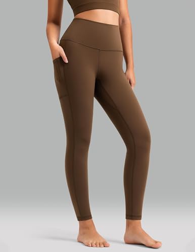 Image of Colorfulkoala Essential 7 /8 Leggings with Pockets | Yoga Pants for Women, Buttery Soft, Tummy Control, Workouts, Pilates, Casual, Gym, Athleisure, 25 inch Inseam