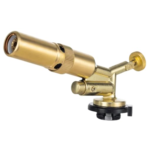 TusaMer Linterna de cocina, cabezal de antorcha de llama ajustable con uso inverso, pistola de llama segura de 1300 ° C para el hogar, camping, hornear, barbacoa, SPORTING_GOODS.