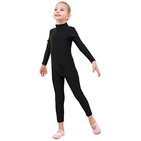 Genfirdom Girls Long Sleeve Unitard Bodysuit Cover