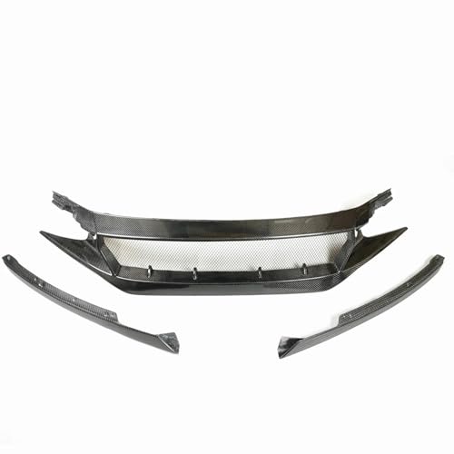 Grille ventilation Calandre de course pour Civic FK8 FK7 2016-2021 pare-choc supérieur noir