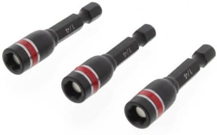 Hilmor Tools 1/4" - 1-7/8" Magnetic Nutsetter (3 Pack)