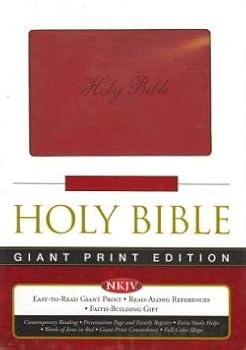 Imitation Leather NKJV Holy Bible Giant Print Edition (Ruby Leathersoft 712989) Book