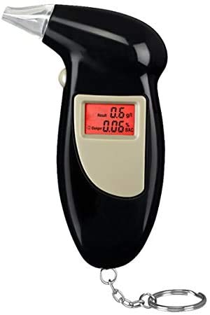 Alcohol Breathalyzer Portable Breath Tester - AT-01 Accurate Digital Display Convenient Lightweight Pocket Design A Must if You Drive the Next Day after a Night out Drinking. Be Safe Not Sorry.