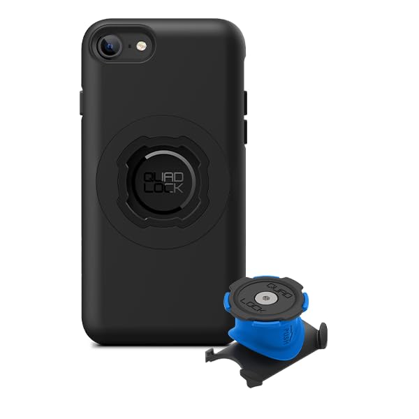 Image of Quad Lock Stem /Handlebar Bike Phone Holder Kit with MAG Phone Case for iPhone SE (3rd Gen / 2nd Gen)