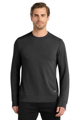 OGIO Unisex Luuma Flex Long Sleeve Crew | Athletic Long Sleeve Top for Men & Women, Lightweight Pullover for Casual Wear3