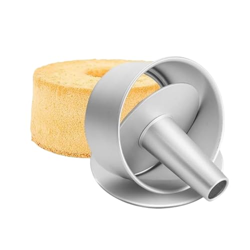 XZJMY Angel Food Cake Pan 5Inch 3 pcs set Food Cake Pan Round Baking Pan with Removable Loose...