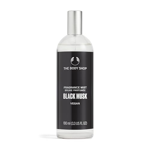 The Body Shop Black Musk Body Mist | Instantly Refreshing Unisex Body Spray with Notes of Pepper & Vanilla | Vegan Musk, 100 ml / 3.3 fl oz