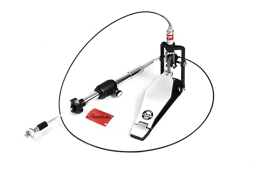 Beatello Remote Hi-Hat Stand with Adjustable Tension - 6FT Cable Driven Foot Pedal, Heavy Duty Alloy...
