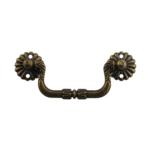 ZAANHA Antique Bronze Bail Drawer Handles, 3.6