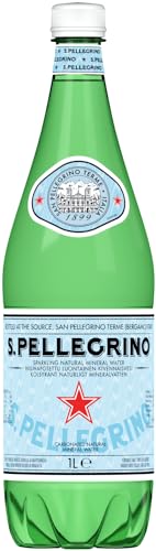 San Pellegrino Agua mineral natural con gas, 1 litro, individual