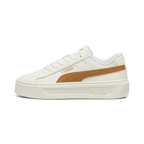 Image of Puma Womens Smash V3 Platform Lace Up Sneakers Shoes Casual