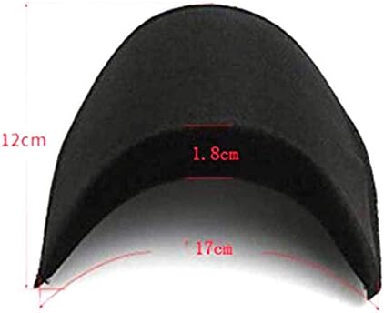 QKAIFRYSUG Mens Shoulder Pads for Jacket Blazer T-Shirt Clothing Dress Shoulder Pad Inserts Sewing Accessories 4 Pairs Black