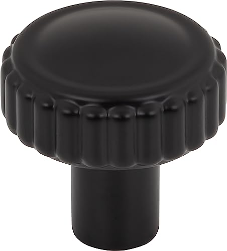 Top Knobs Holden Knob 1 1/4 Inch Flat Black