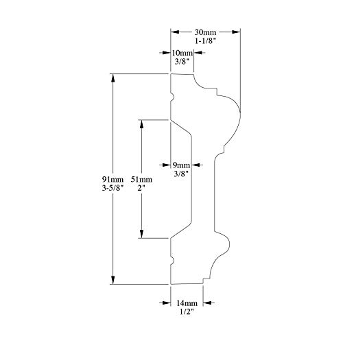 Cimaise P9010 Orac pour créer un soubassement élégant dans votre salon - 3