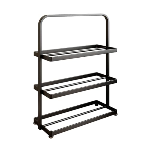 Solution de rangement peu encombrante pour petits espaces avec étagère 3 niveaux