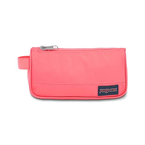 Estojo Medium Accessory Pouch Jansport, Unissex, Strawberry Pink, tamanho Único