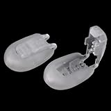 cyclingcolors 10x Terminale Fermacorda 15x19mm Abbigliamento Rotondi plastico Stop cordone Chiusura Regolabile Cordino Elastico Scarpe Zaini Tenda Campeggio, Trasparente