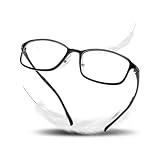 [CEETOL] 老眼鏡 メンズ レディース ブルーライトカット 軽量 超薄型レンズ メガネ TR90 UVカット リーディンググラス おしゃれ コンパクト シニアグラス 読書用 パソコン用 スマホ用 PC用(ブラック 度数＋1.5)