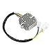 Redresseur de Moto, Redresseur de Moto en Alliage D'aluminium 12 V Remplacement du Régulateur de Tension électrique à 7 Fils pour CBR600RR 2003‑2006