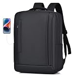 YOODI Reiserucksack Handgepäck Flugzeug 40x30x20 Wizzair Erweiterbarer 15,6 Zoll Laptop Rucksack Reisetasche unter dem Sitz Oxford Wasserabweisend Daypack mit Laptopfach und USB-Ladeanschluss