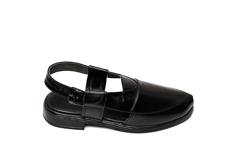 Unigo Stylish Pathani Shoes For Men | Traditional Leather Sandals For Men | Lightweight and Comfortable Footwear | Trendy Leather Juttis | Ethnic Chappal for Men | Soft & Durable Sandal