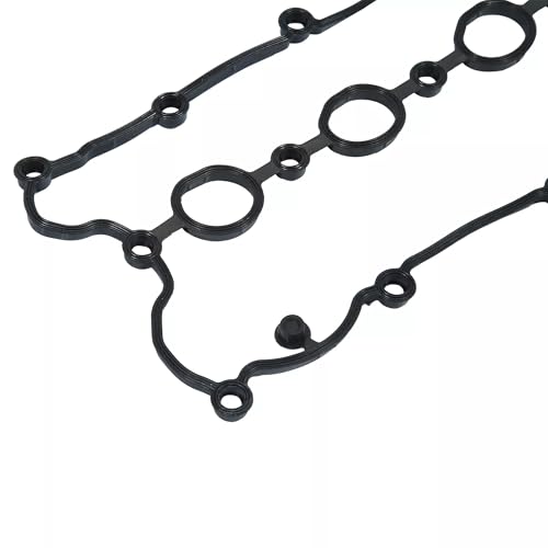 Image of Engine Valve Cover Gasket for Audi A6 Quattro 4.2L V8 2008-2011 for Volkswagen Touareg 2008-2009 Replacement 079103484C 079103483T 2Pcs