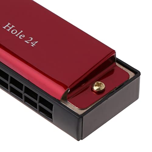 Harmonica Professionnel 24 trous harmonica bec métal orgue débutant - Les Beatles, Paul McCartney, John Lennon, RIngo Starr, George Harrison Harmonica Professionnel 24 trous harmonica bec métal orgue débutant – Image 5