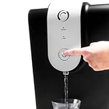 Aqua Optima Lumi, Refroidisseur d'eau Filtré et Distributeur d'eau de Comptoir, Capacité de 8,2 litres, avec 1 Cartouche Filtrante Evolve+ 30 Jours, Noir, Plastique - 9