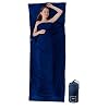 Kjell SPORTS® 2-in-1 sleeping bag, ultra-light and XXL travel blanket, microfibre sleeping bag, compact and thin, practical cushion compartment, ideal for hostels, huts, camping, blanket sleeping, sleeping bag ticking (220 x 90 cm)