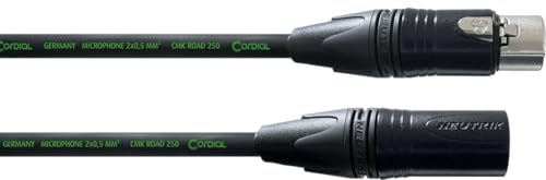 Cable de microfono XLR Cordial CRM15FM Peak con flexibilidad touring de 15 metros