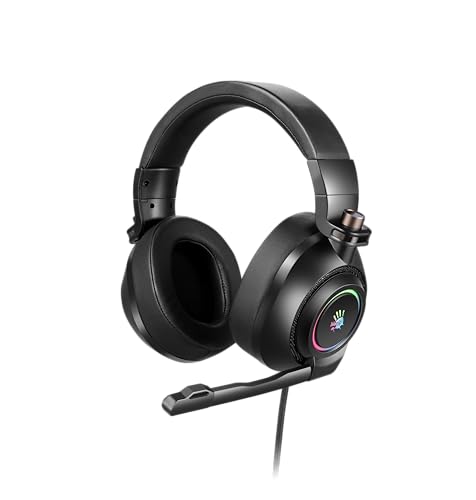 Casque Bloody G580 7.1 avec micro pour PC gamer à effet rétroéclairé RGB