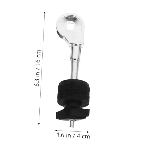 Accesorio Gatuida para Apilador de Platillos para Kit de Batería, Metal Ligero, Fácil de Instalar, Absorción de Choque para Soportes de Platillos Compatible con Baterías miniatura 2