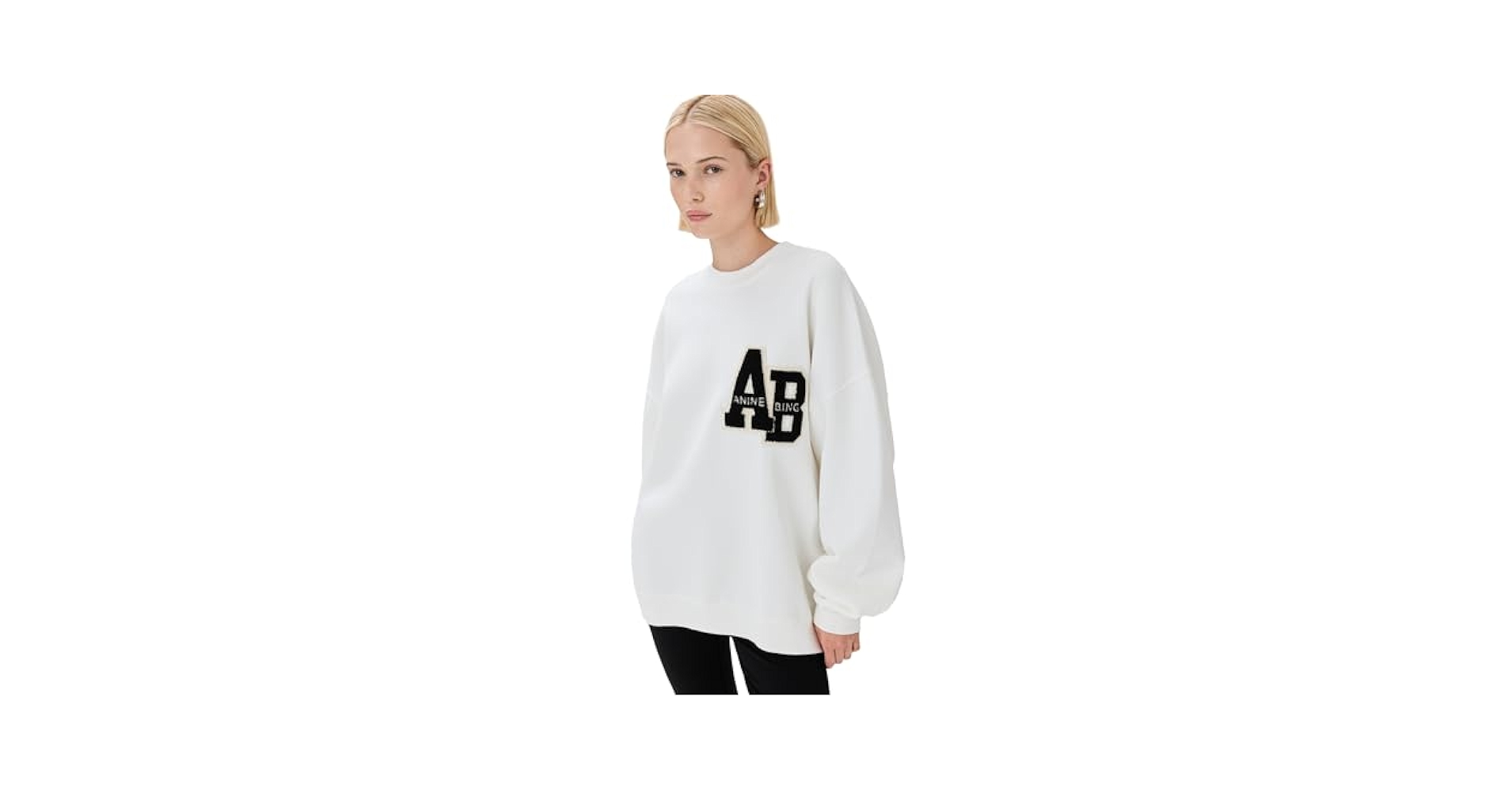 ANINE BING スェット Amazon.com: ANINE BING Women's Tyler Satin Bing Sweatshirt
