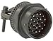 Itt Cannon Circular Connector Plug Size 20, 41 Position, Cable - KPSE01J20-41P