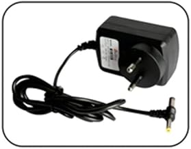 STACKFINE 6volt 1amp 6watt smps adaptor IC Dual DC Socket for PC, LCD, Monitor, TV, LED Strip, CCTV (6volt 1amp, dual pin, black) Short Circuit/Overload/Over Voltage Protection Overheating Temperature Fuse Protection SMPS Power Adaptor