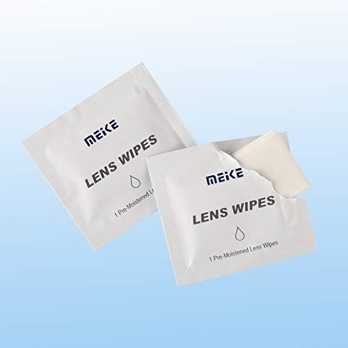 image for MEKE Meike Lens Wipes with 240 PCS Pre-Moistened and Individually Wrap