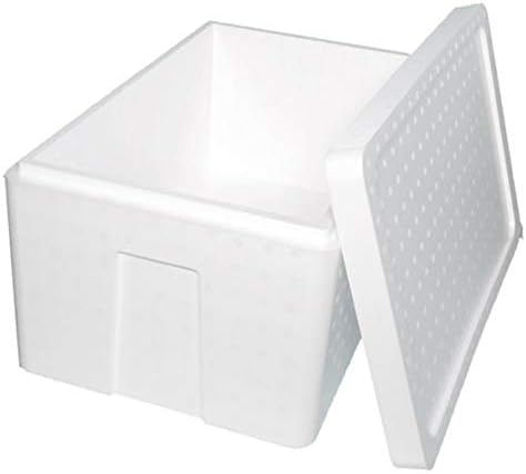 ヤマタミ アイスボックス 発泡スチロール 保温冷凍箱 3個 550×350×285mm 白色 34リッター