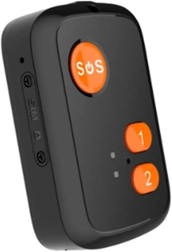 Rastreador GPS para ancianos, colgante 4G SOS, seguimiento en tiempo real, llamadas de voz bidireccionales, alertas de valla geográfica, IPX7 impermeable, botones de marcación rápida, para personas