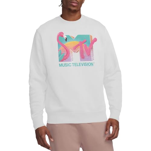 Sweatshirt MTV Flamingo pull-over confortable pour éviter le froid avec un style original mixte