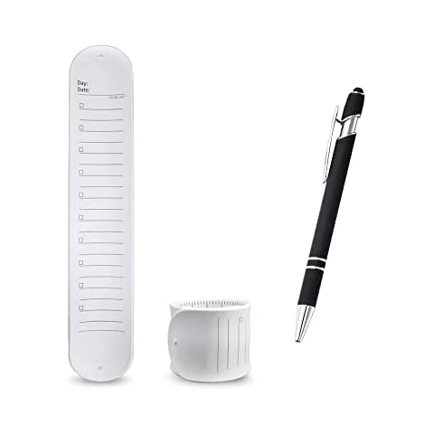 Wmzjnljy 1pc Silicone Memo Waterproof Wris Slap Bracelets Wristband Notepad with 1pc pen Reusable Writable Erasable Wrist Strap for Daily Planner Memo Pad(J11-4) Cover